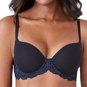 Wacoal Instant Icon T-Shirt Bra Color - Black Eclipse Size 38D